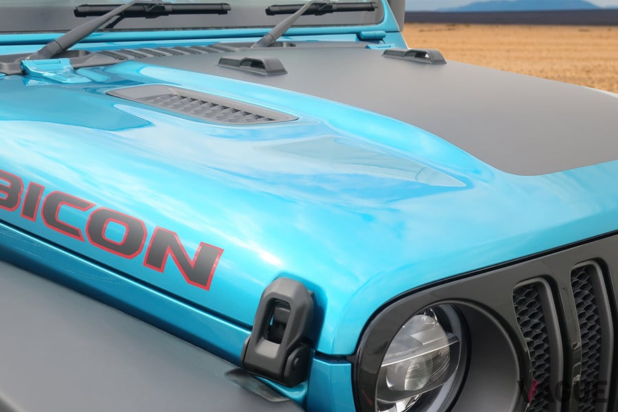 ブラックデカール（フード）