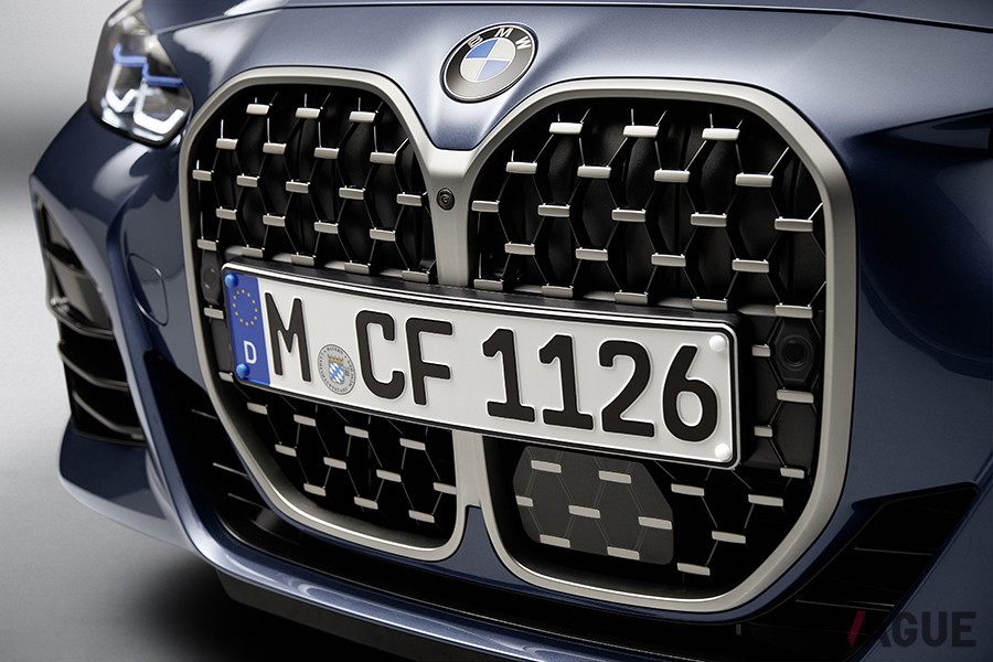BMW新型「4シリーズ クーペ」のフロントグリル（M440i xDrive）