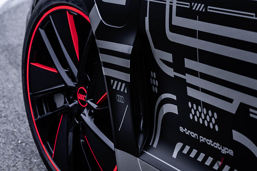 アウディ「e-tron GT」プロトタイプのディテール