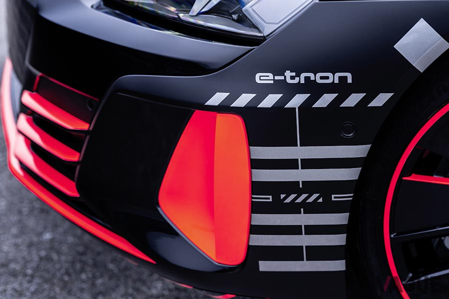 アウディ「e-tron GT」プロトタイプのディテール