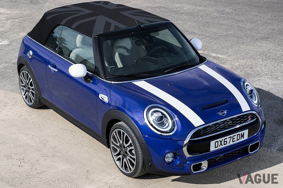 MINIコンバーチブル。ソフトトップを採用