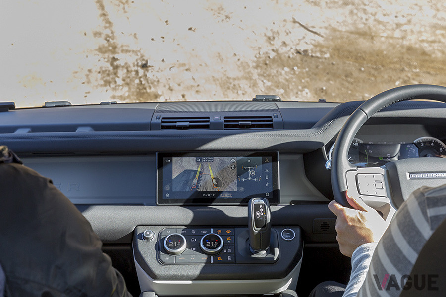 降りてくる際に運転席から見えるのは、地面のみ！