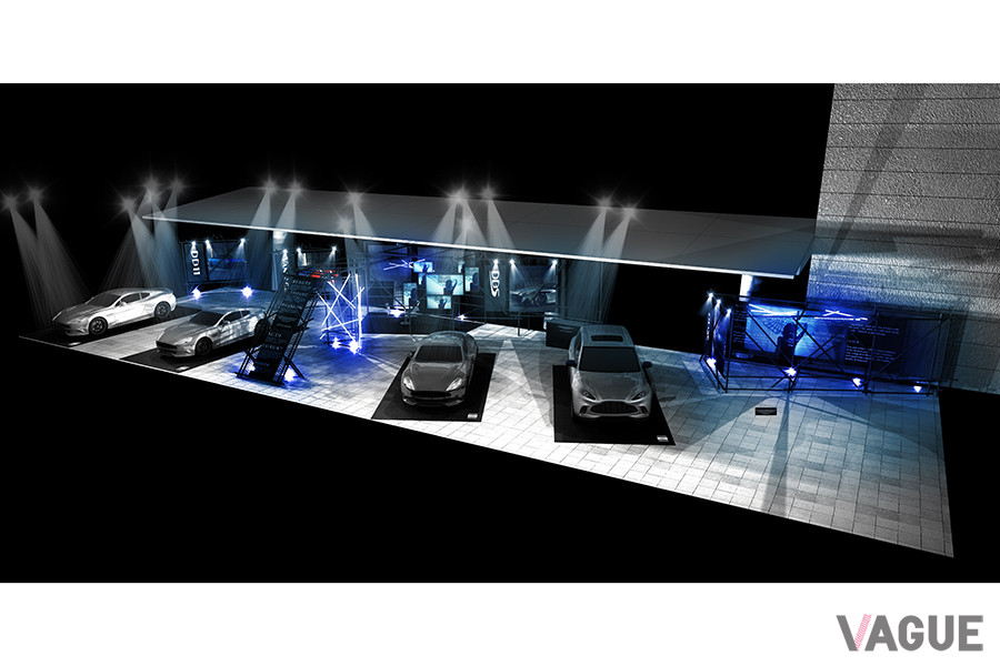 東京・六本木ヒルズの大屋根プラザで開催されるアストンマーティンのイベント「Deserves to be Driven」