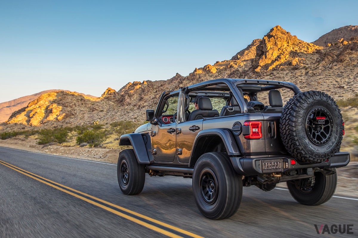 ギア比はトレイル時の障害物をクリアする時から、高速走行時の円滑なシフトをおこなえるまでに設定されている