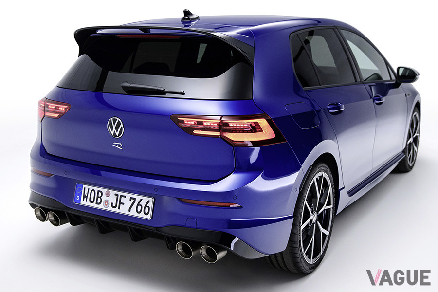 VW新型「ゴルフR」のリアスタイル