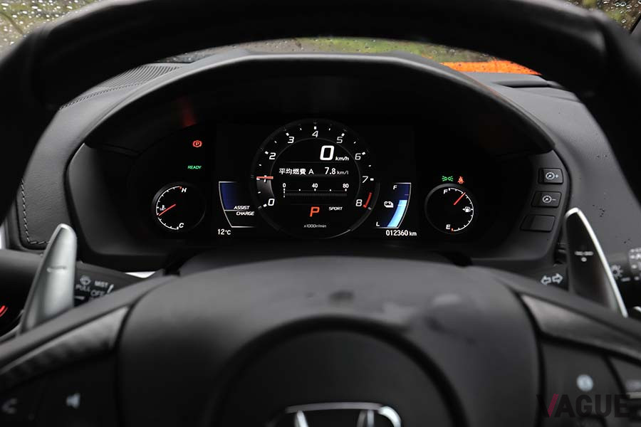 ホンダ「NSX」のメーター