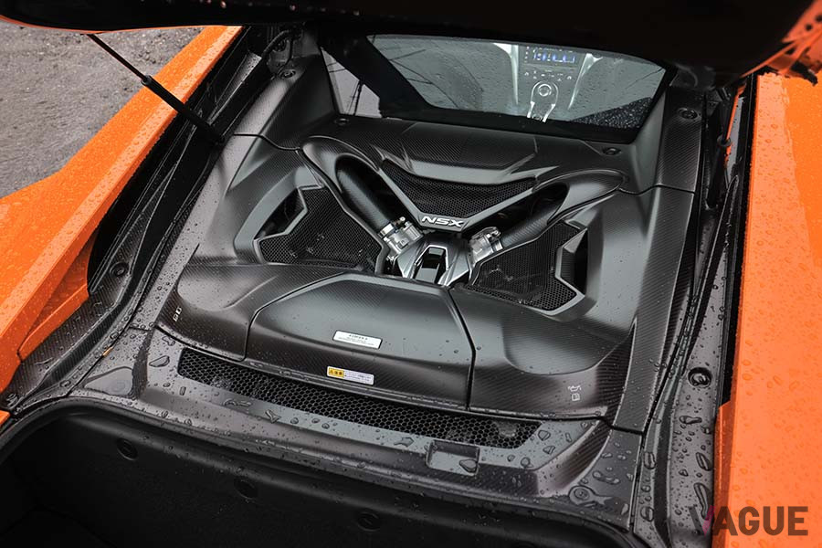 ホンダ「NSX」のエンジン。ミッドシップレイアウト