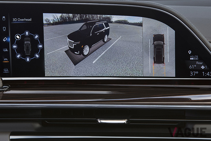 新型「キャデラック エスカレード」の360°カメラ