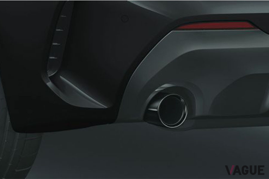 BMW「118d ピュアブラック」のテールパイプ