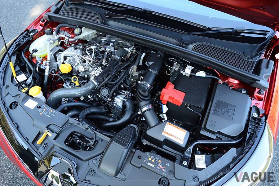 搭載エンジンはH5H型1.3リッター直4ターボ。131ps・240Nmを発生。エンジンカバーはない