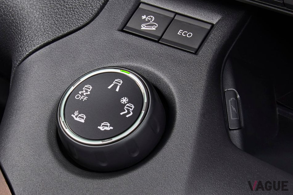 プジョー新型「リフター」のアドバンスドグリップコントロールのセレクター