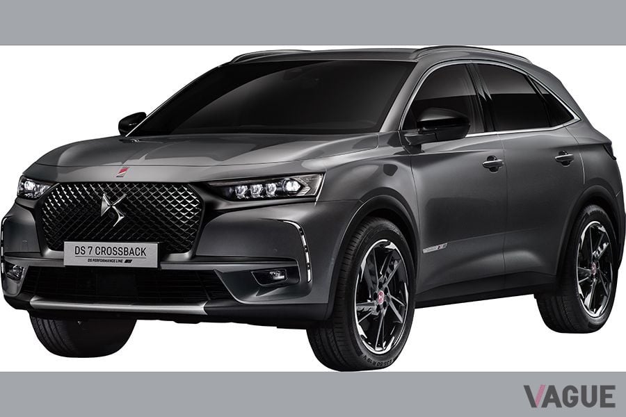「DS7クロスバック パフォーマンスライン ブルーHDi」のボディカラー、グリ プラチナム
