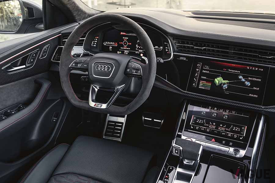 アウディ新型「RS Q8」のインテリア