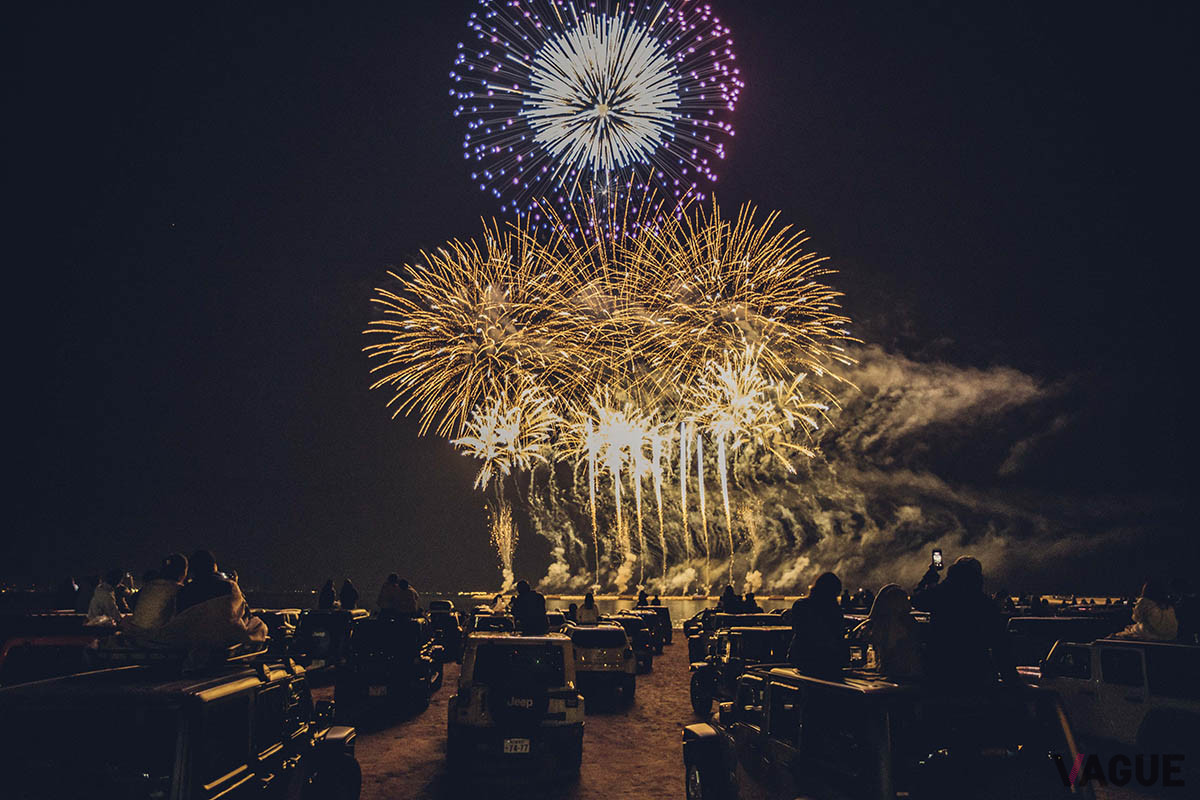 東海では大塚海浜緑地ラグーナビーチで「Jeep HANABI 2020」が開催された
