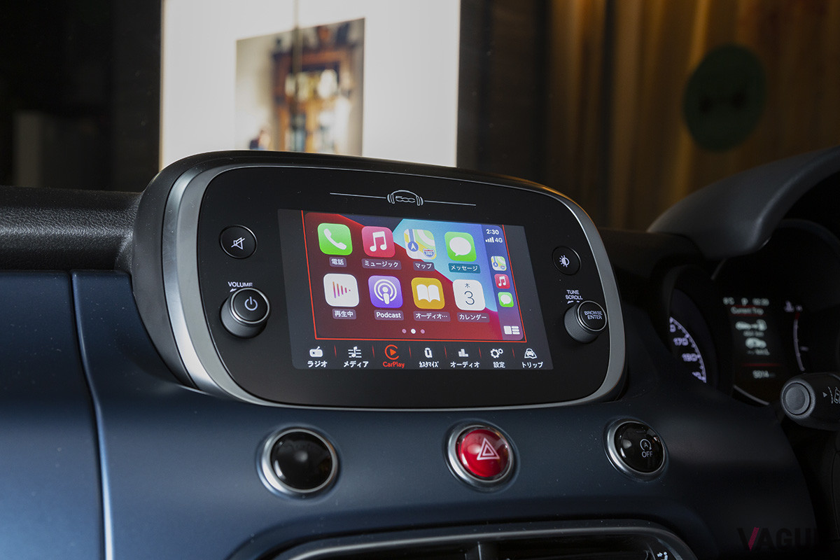 7インチタッチパネルモニター付Uconnect