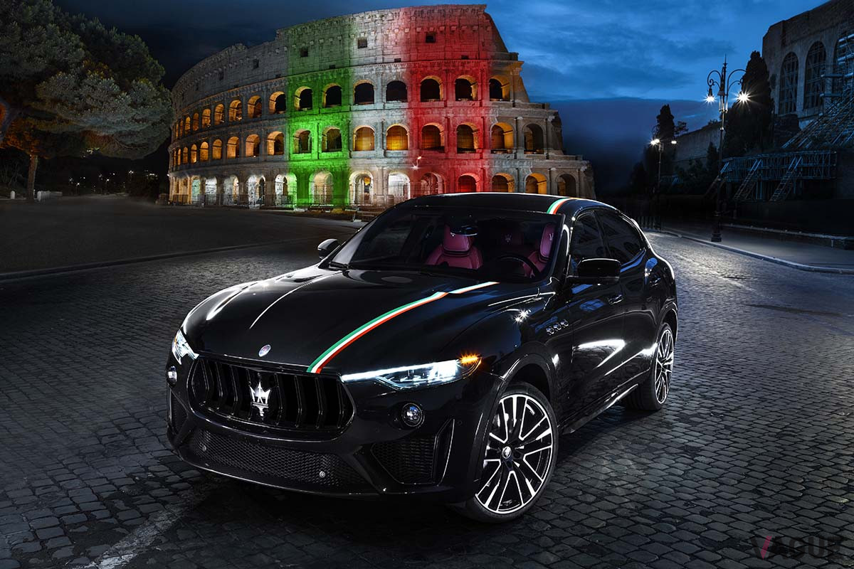 イタリア本国で、2020年6月26日に発表されたトリコロールカラーをまとったレヴァンテは、トロフェオ2台とGTS3台の計5台が製作され、EMEA市場の主要都市にて展示されていた
