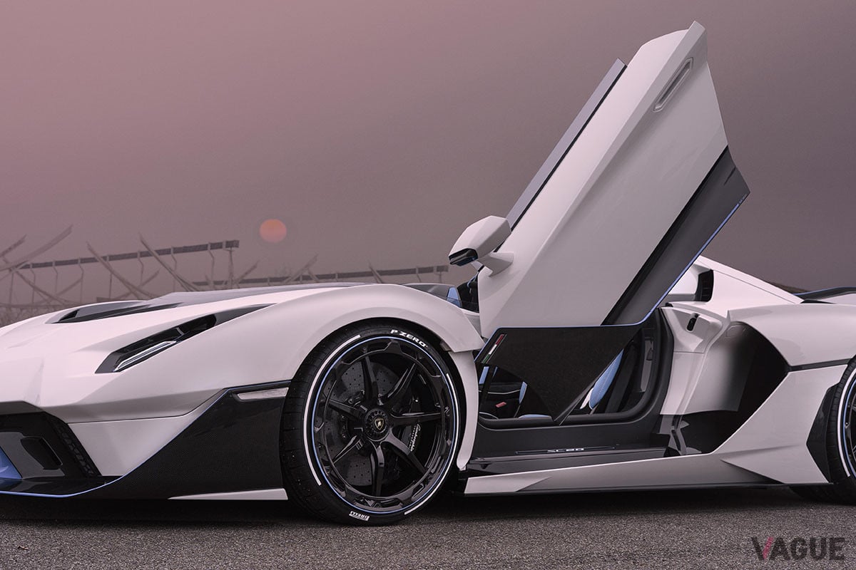 デザインはチェントロ・スティーレが担当し、スクアドラコルセが開発した2台目のワンオフモデルとなる「SC20」