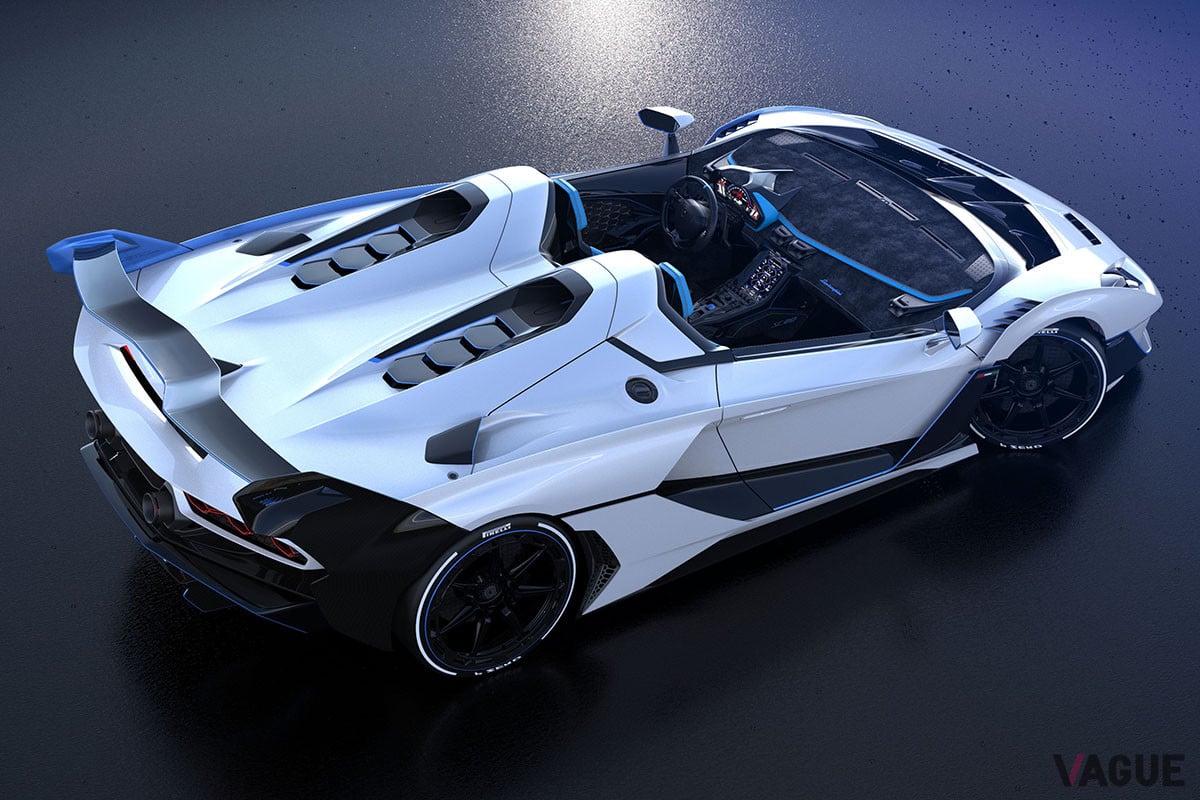 デザインはチェントロ・スティーレが担当し、スクアドラコルセが開発した2台目のワンオフモデルとなる「SC20」