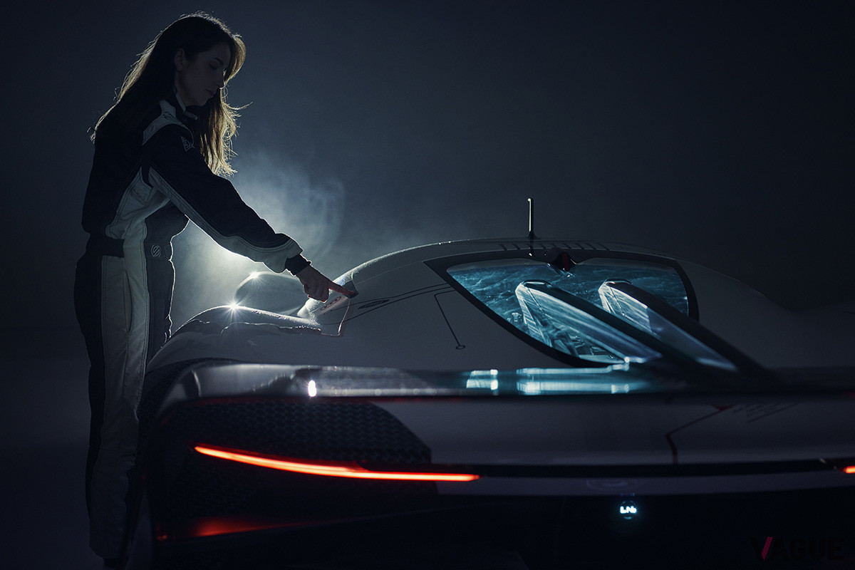 レースで培ってきたパワートレイン・テクノロジーが組み込まれたジャガー「Vision Gran Turismo SV」
