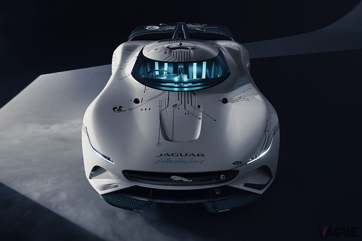 PlayStation4用「グランツーリスモ」向けのフル電気自動車（EV）のバーチャル・レーシングカー、ジャガー「Vision Gran Turismo SV」