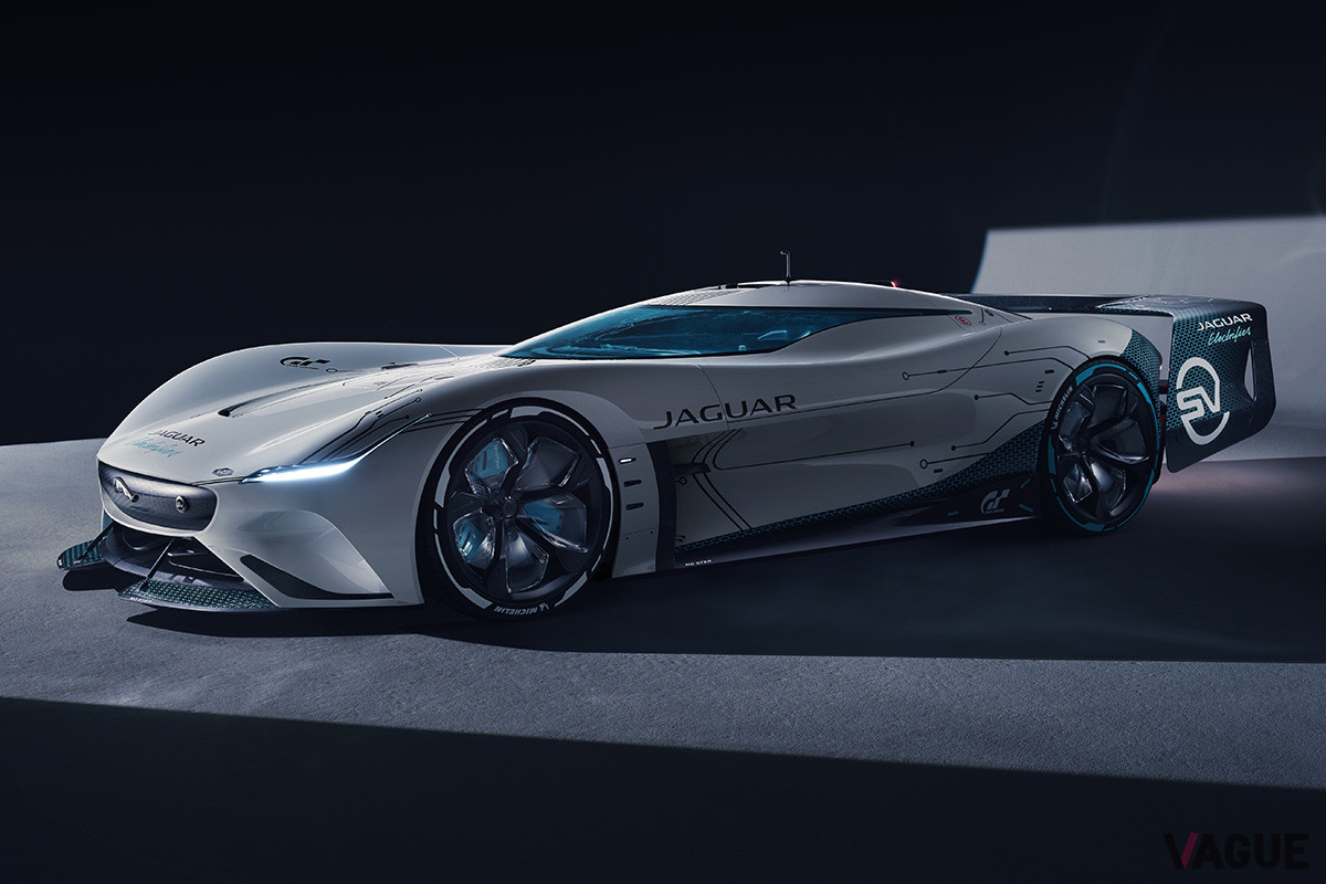 PlayStation4用「グランツーリスモ」向けのフル電気自動車（EV）のバーチャル・レーシングカー、ジャガー「Vision Gran Turismo SV」