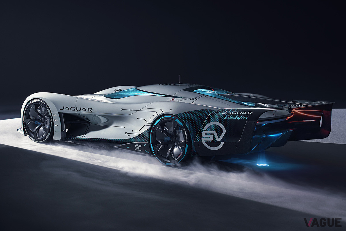 PlayStation4用「グランツーリスモ」向けのフル電気自動車（EV）のバーチャル・レーシングカー、ジャガー「Vision Gran Turismo SV」