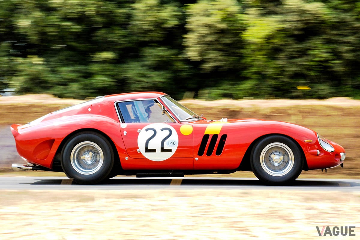 フェラーリ250GTOのワークスカーはイタリアンレッド