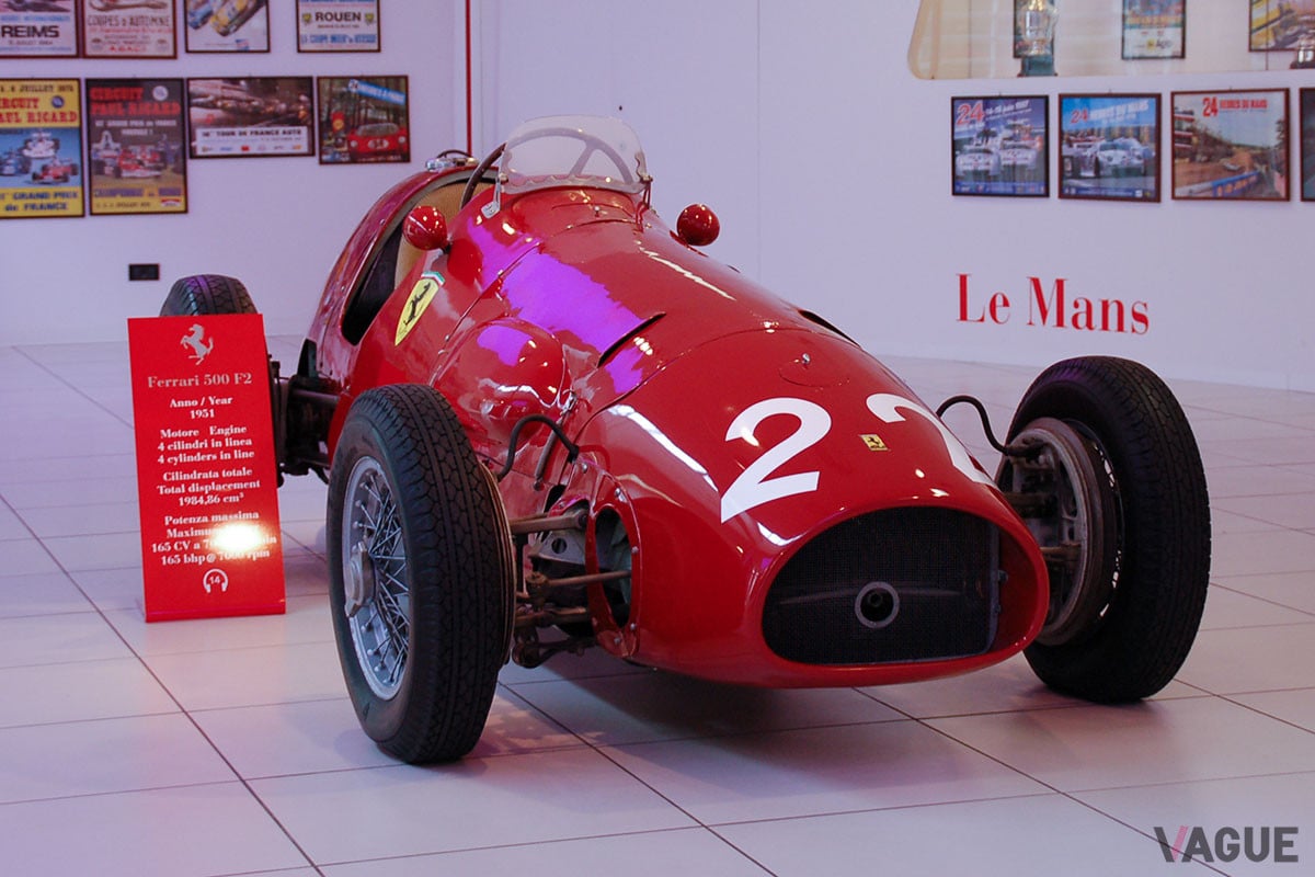 フェラーリが初めて世界タイトルを獲得した500F2も、もちろんロッソ・コルサ