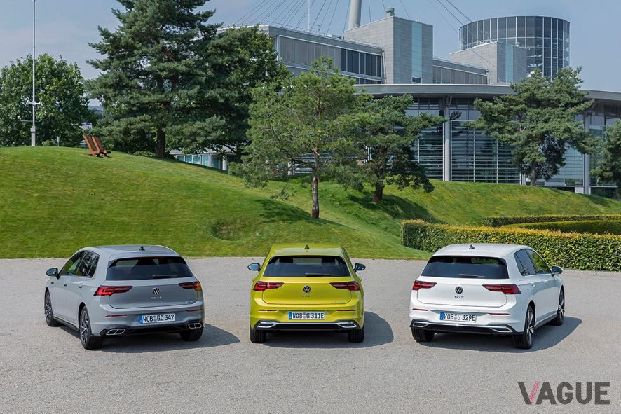 VW新型「ゴルフ 1.5 eTSI」と「ゴルフ eハイブリッド」「ゴルフGTE」