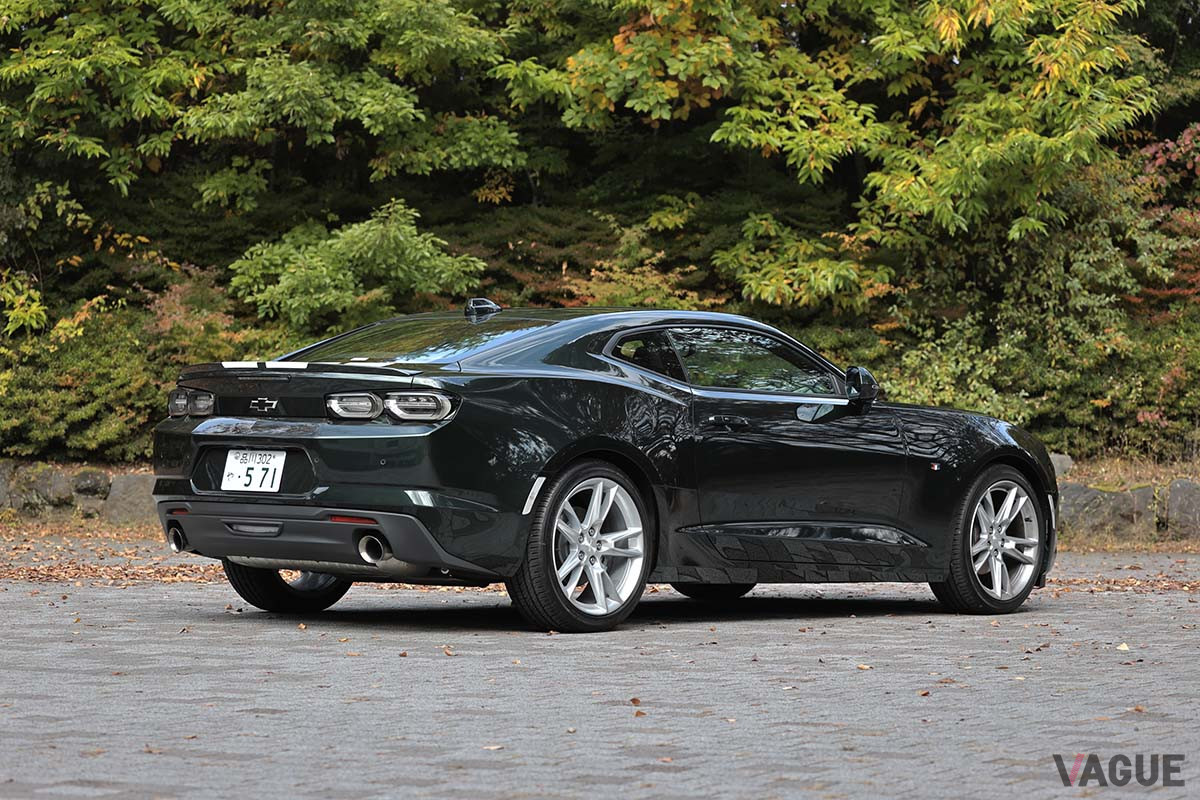 シボレー「camaro LT RS」の全高は1345mm、全幅は1900mm