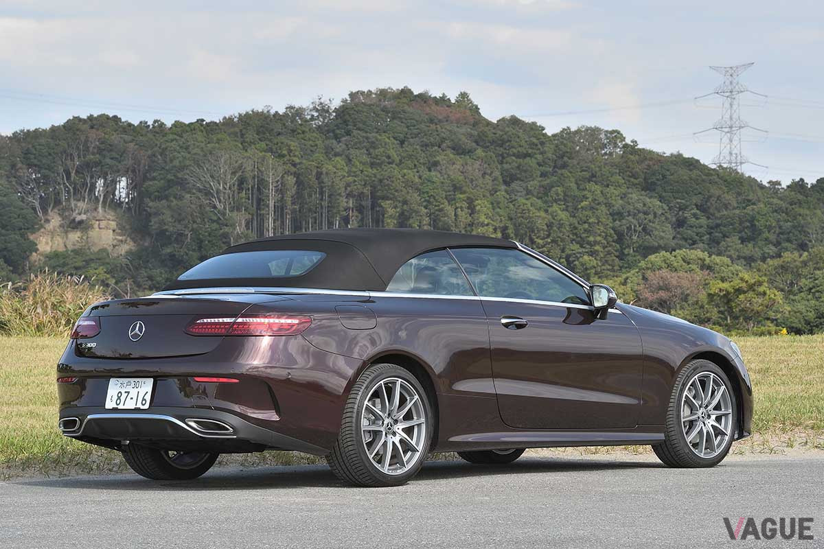 メルセデス・ベンツ改良新型「E300カブリオレ スポーツ」の全長は4845mm