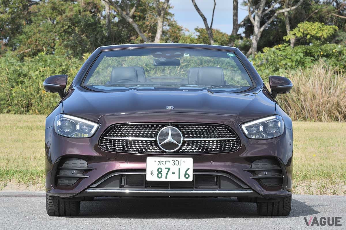メルセデス・ベンツ改良新型「E300カブリオレ スポーツ」。フロントフェイスが変更された