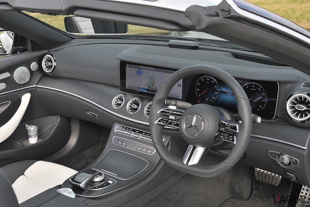 メルセデス・ベンツ改良新型「E300カブリオレ スポーツ」のインテリア