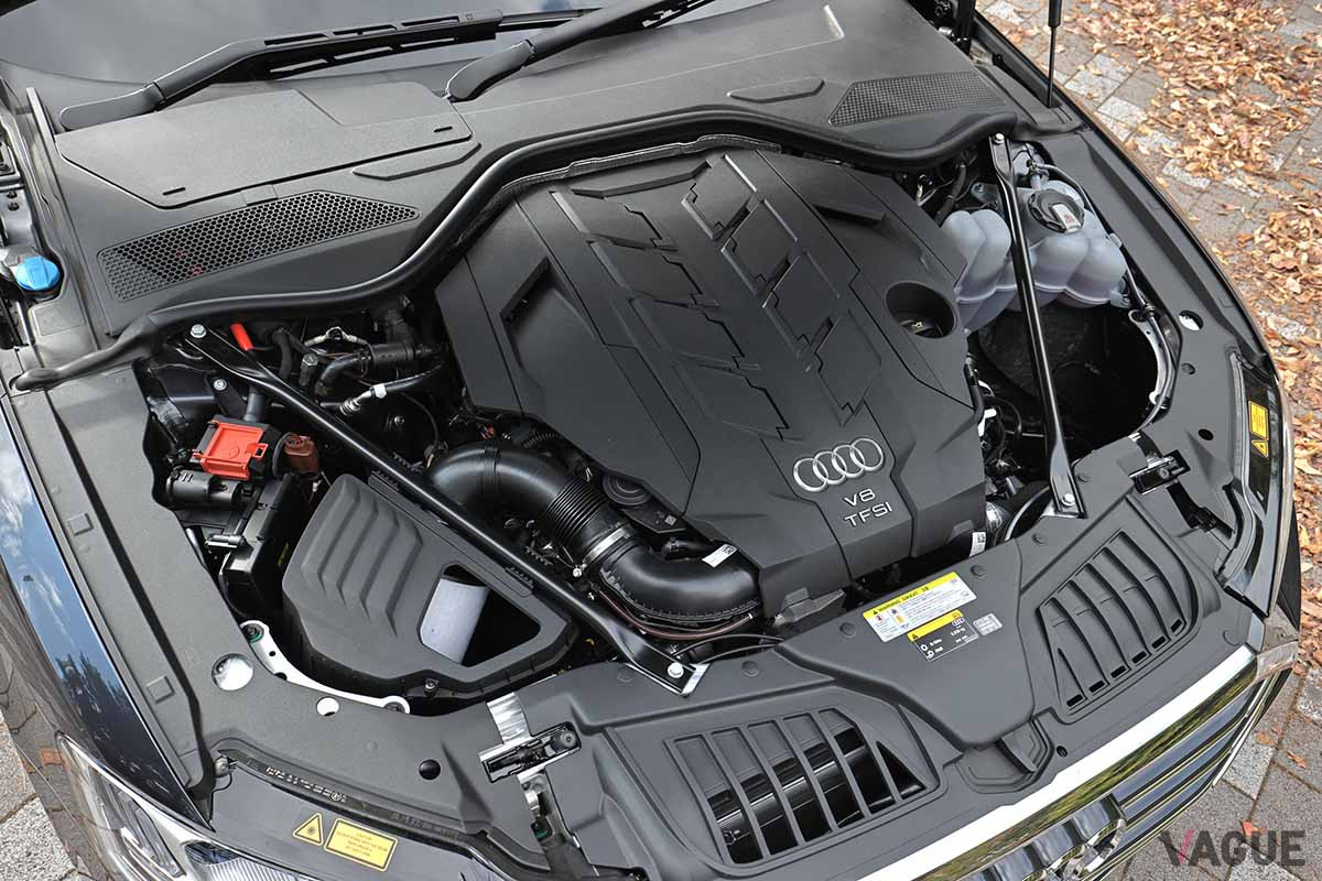 アウディ「A8 60 TFSIクワトロ」のエンジンは「CXY」型4リッターV8ターボ