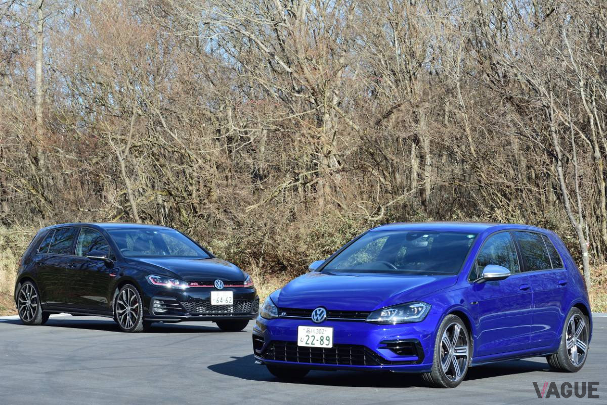 VW「ゴルフGTIパフォーマンス」とVW「ゴルフR」
