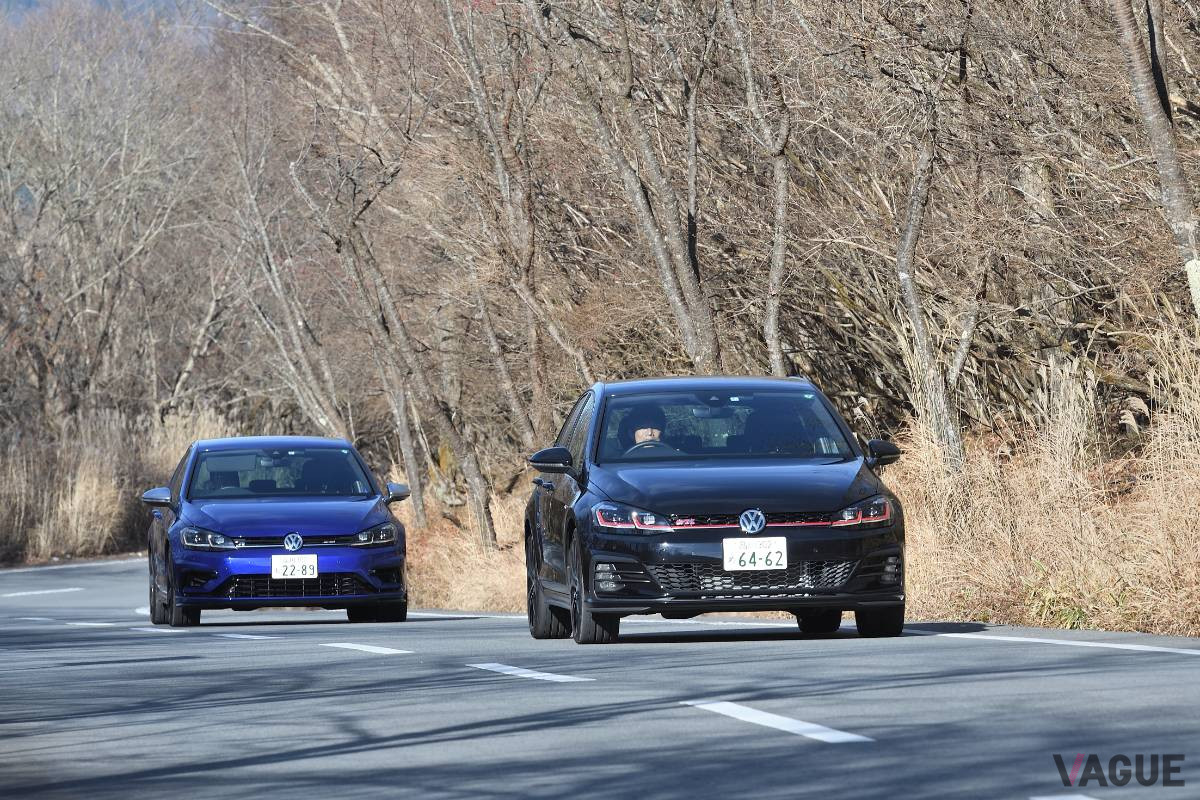 VW「ゴルフGTIパフォーマンス」とVW「ゴルフR」の走り