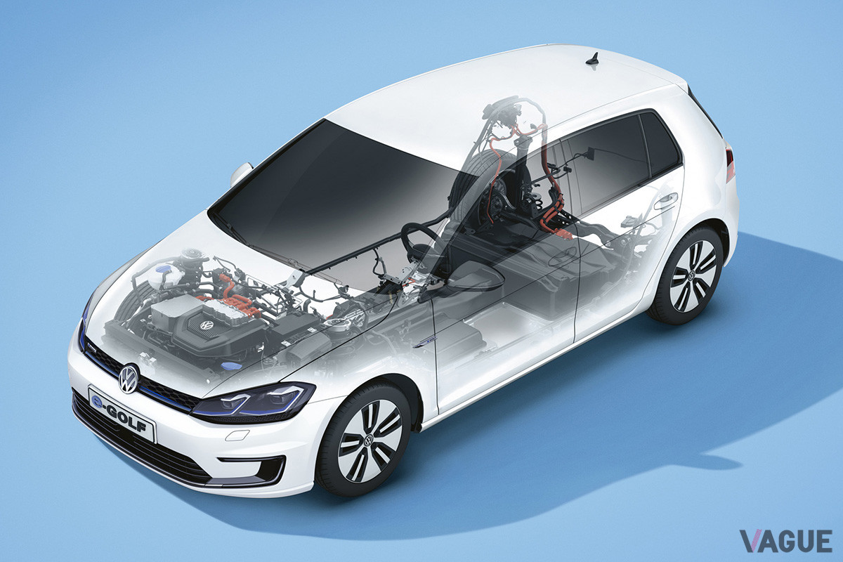 VW「e-ゴルフ」のパワートレイン