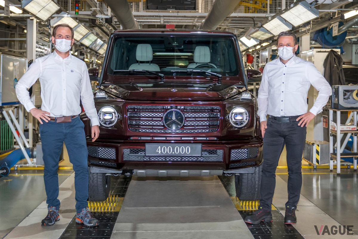 2020年12月4日、累計生産台数が40万台に達したメルセデス・ベンツ「Gクラス」