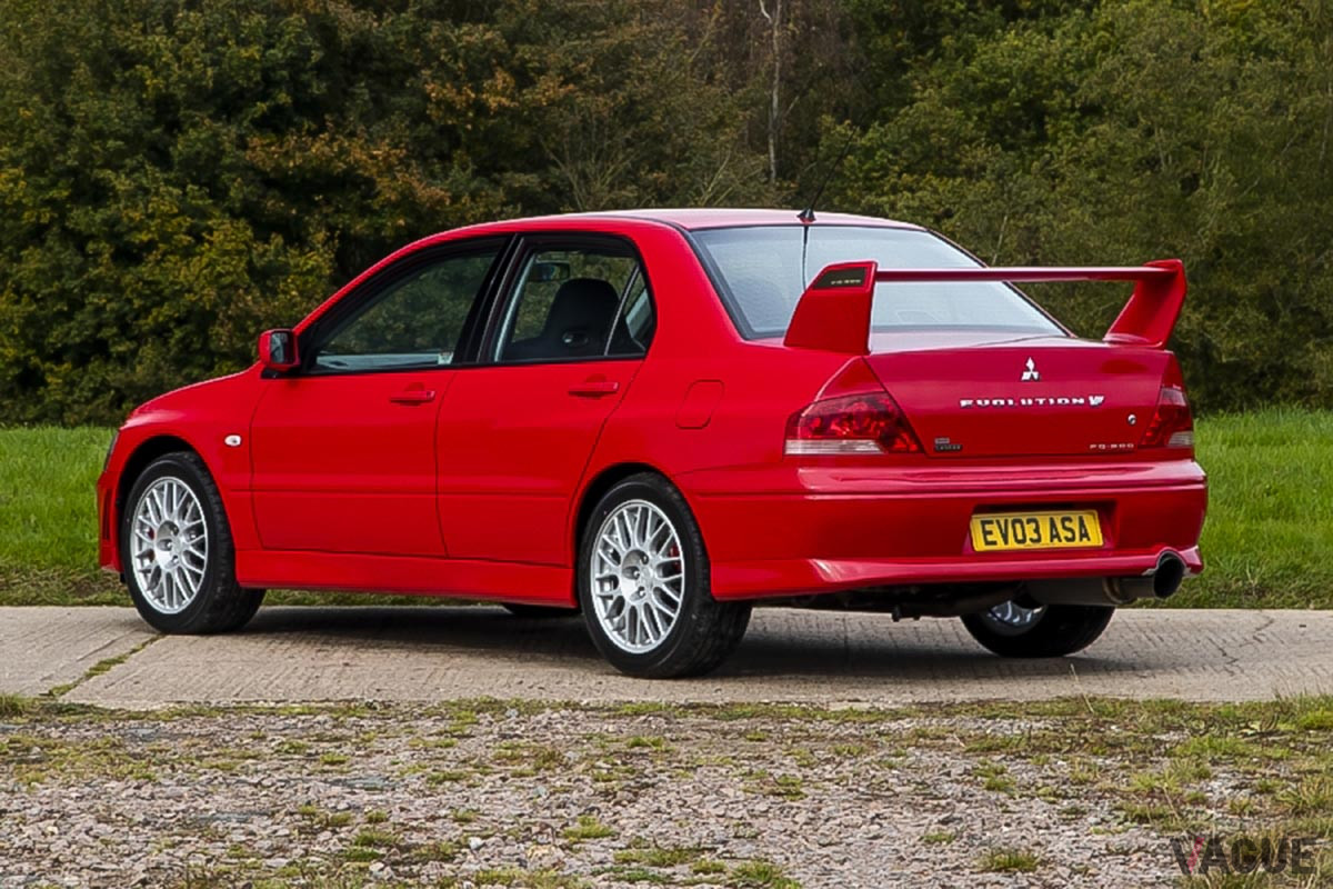 約350万円で落札された三菱「ランサー FQ-300 EVO VII」（C）SILVERSTONE AUCTIONS