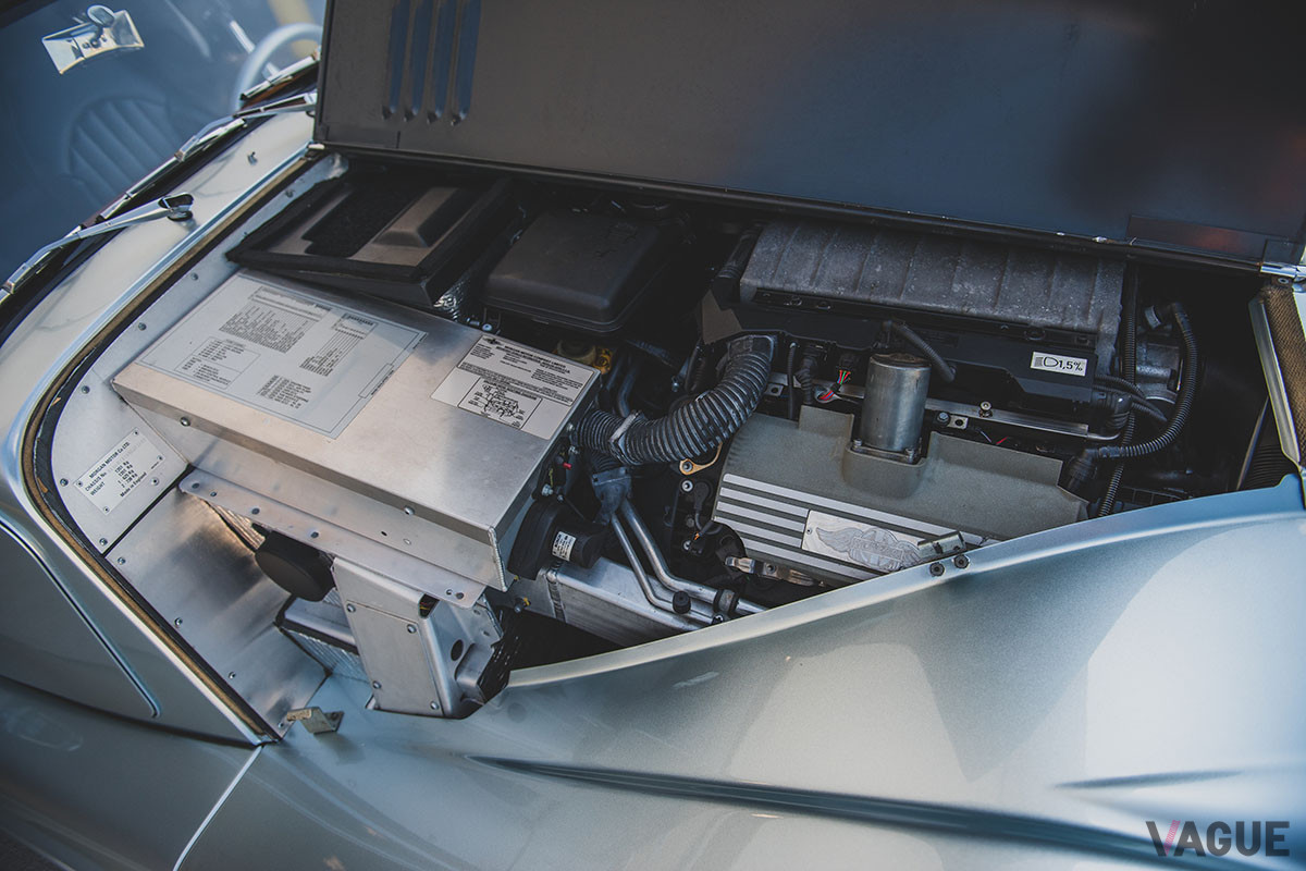 モーガン「エアロ8」のエンジンは、BMWから供給を受けた、4.4リッターV型8気筒エンジン（M62型）（C）2020 Courtesy of RM Sotheby's