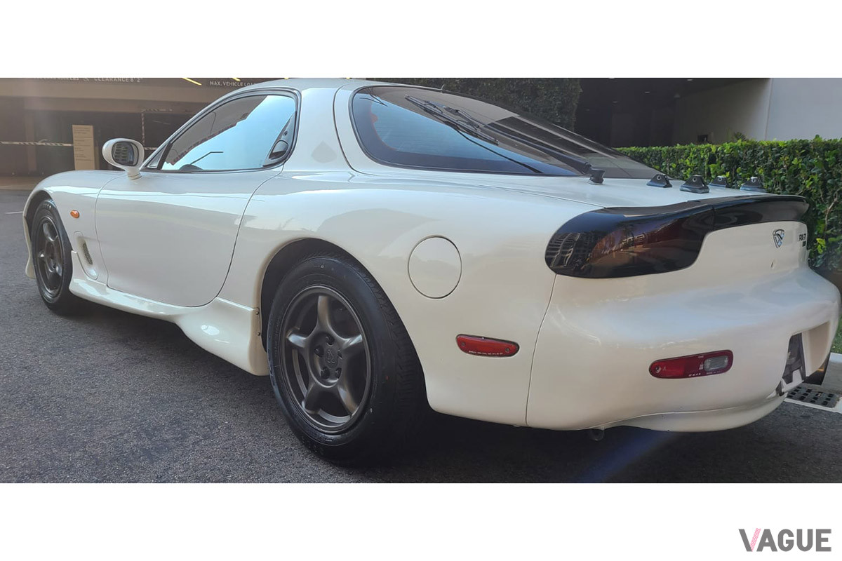 1995年のマツダ「アンフィニRX-7 タイプR バサースト」も出品されたが、こちらは4万5000ドルｰ5万5000ドル（邦貨換算約467万円ｰ570万円）のエスティメートであったが流札（C）2020 Courtesy of RM Sotheby's