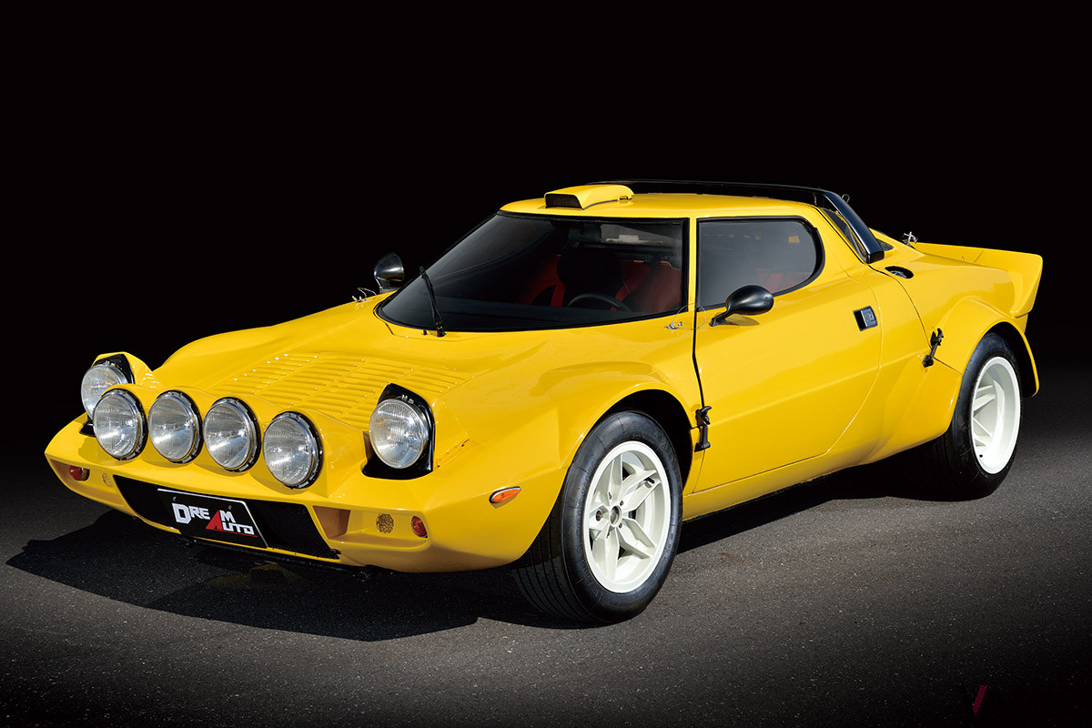 1973年にランチアがラリーで勝利することを目的に開発された史上初のパーパスビルドカー