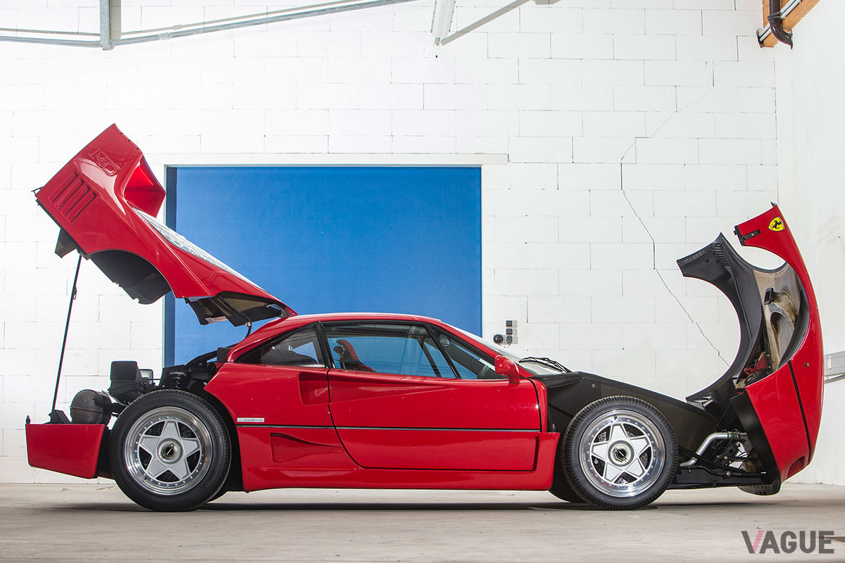2017年まで日本にあり、現在ベルガーが所有しているという「F40」（C）2020 Courtesy of RM Sotheby's