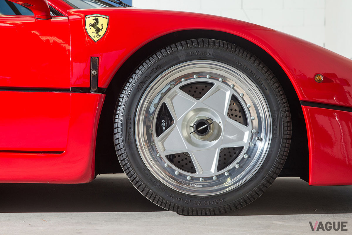 2017年まで日本にあり、現在ベルガーが所有しているという「F40」（C）2020 Courtesy of RM Sotheby's