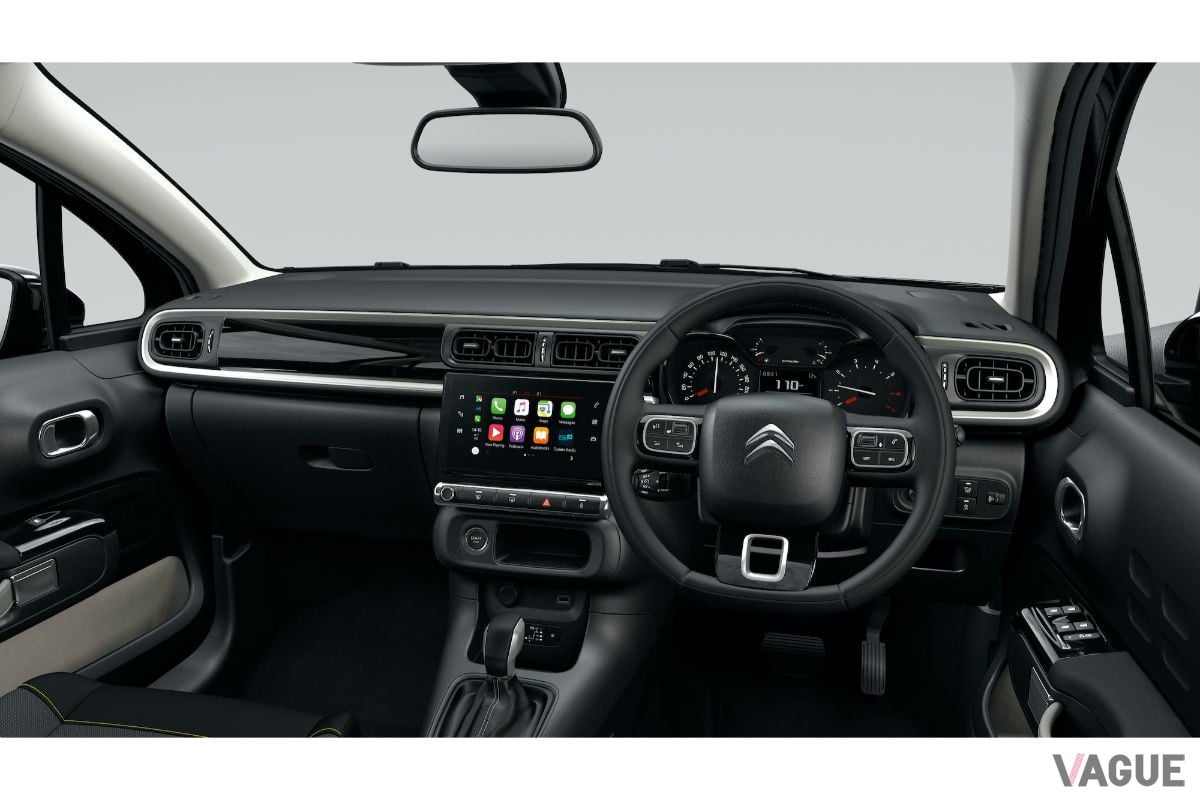 シトロエン改良新型「C3」シャインのインテリア（エメラルド内装）