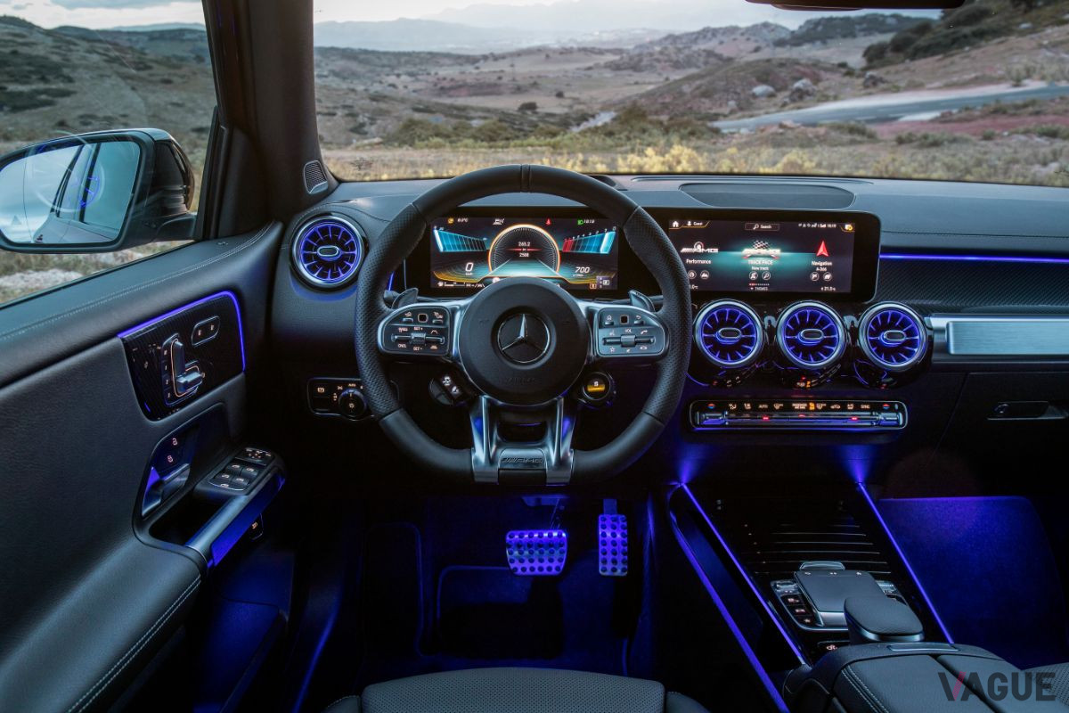 メルセデスAMG「GLB35 4MATIC」のインパネ