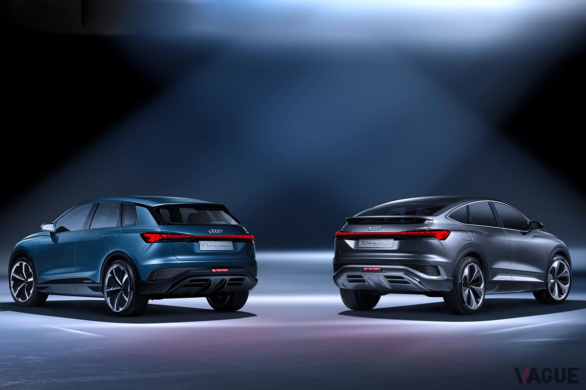 アウディ「Q4 e-tronコンセプト」と「Q4スポーツバック e-tronコンセプト」