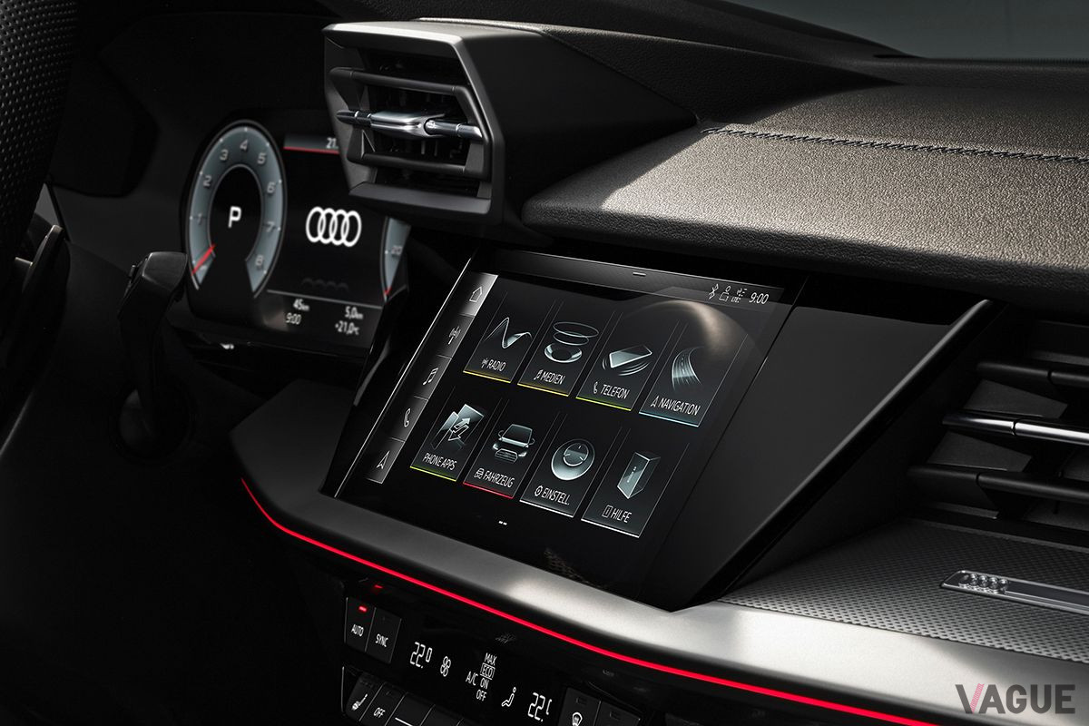 アウディ新型「A3スポーツバック」のセンタースクリーン