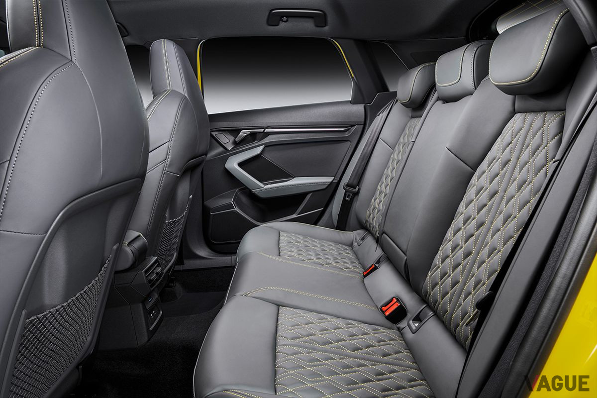 アウディ新型「A3セダン」の後席