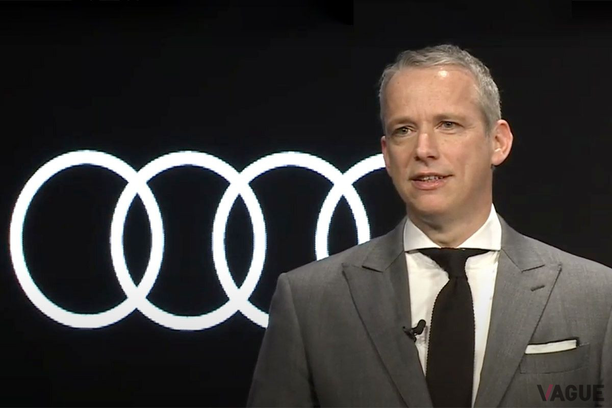2021年1月13日におこなわれた「アウディ・ニューイヤー・プレスカンファレンス」で話すアウディジャパン社長、フィリップ・ノアック氏